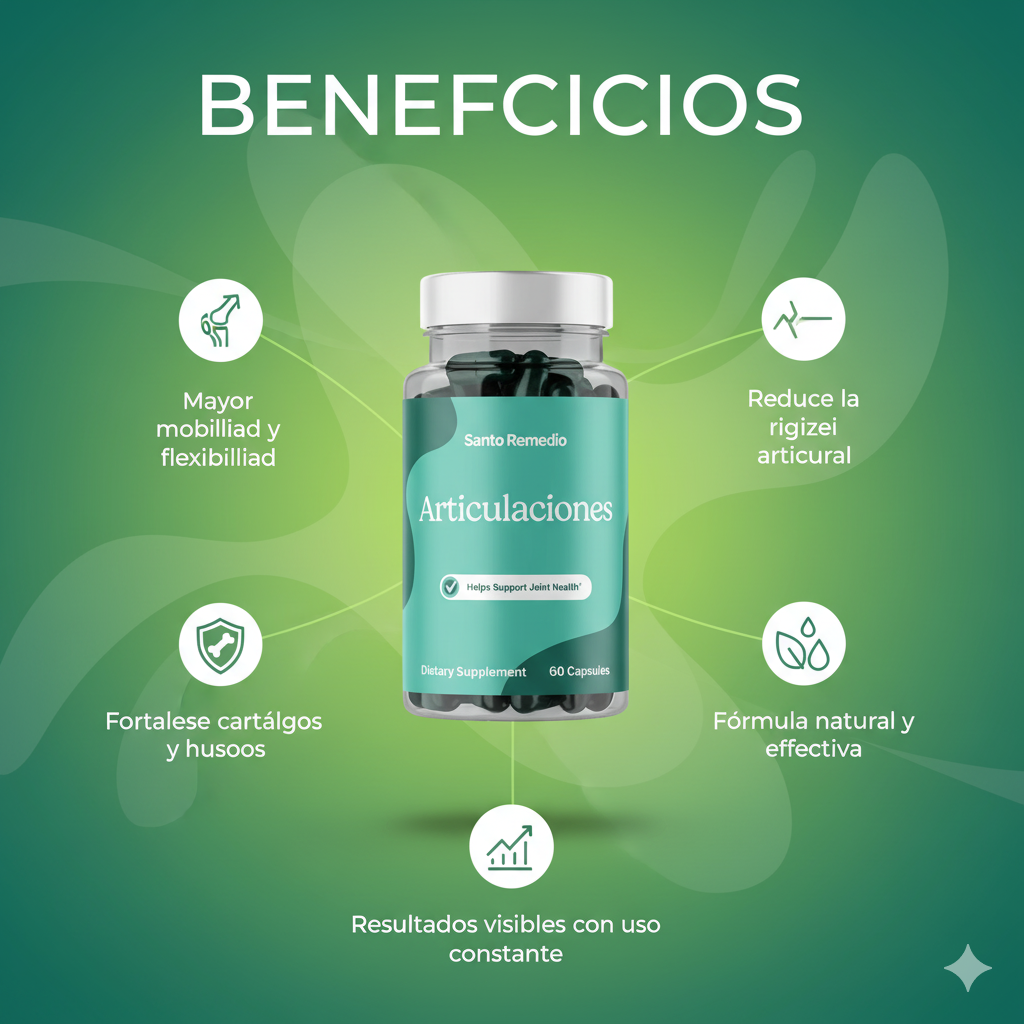 SANTO REMEDIO ARTICULACIONES X 60 Caps